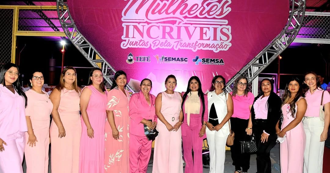 Tefé celebra a força feminina em noite marcante com o evento 'Mulheres Incríveis'