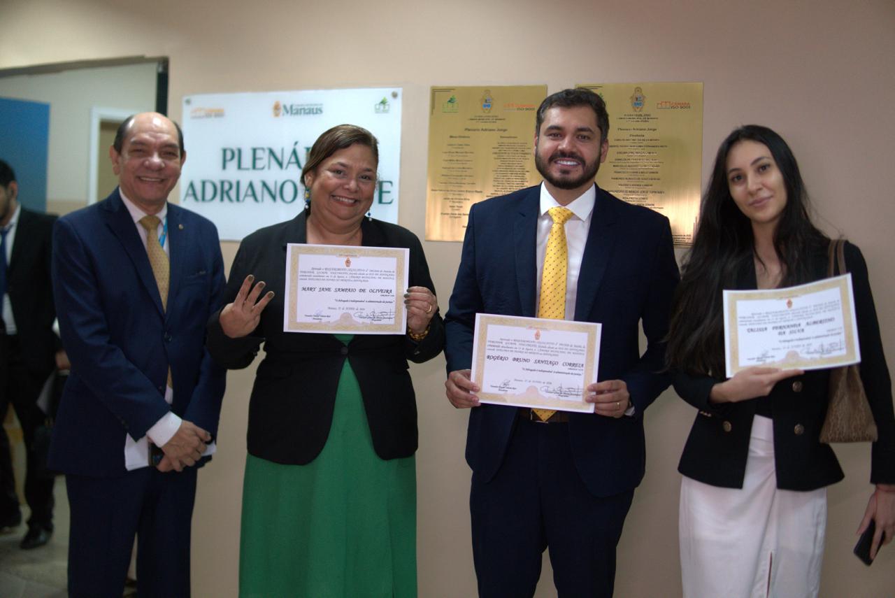 Câmara Municipal de Manaus realiza Reunião Solene em homenagem ao Dia do Advogado