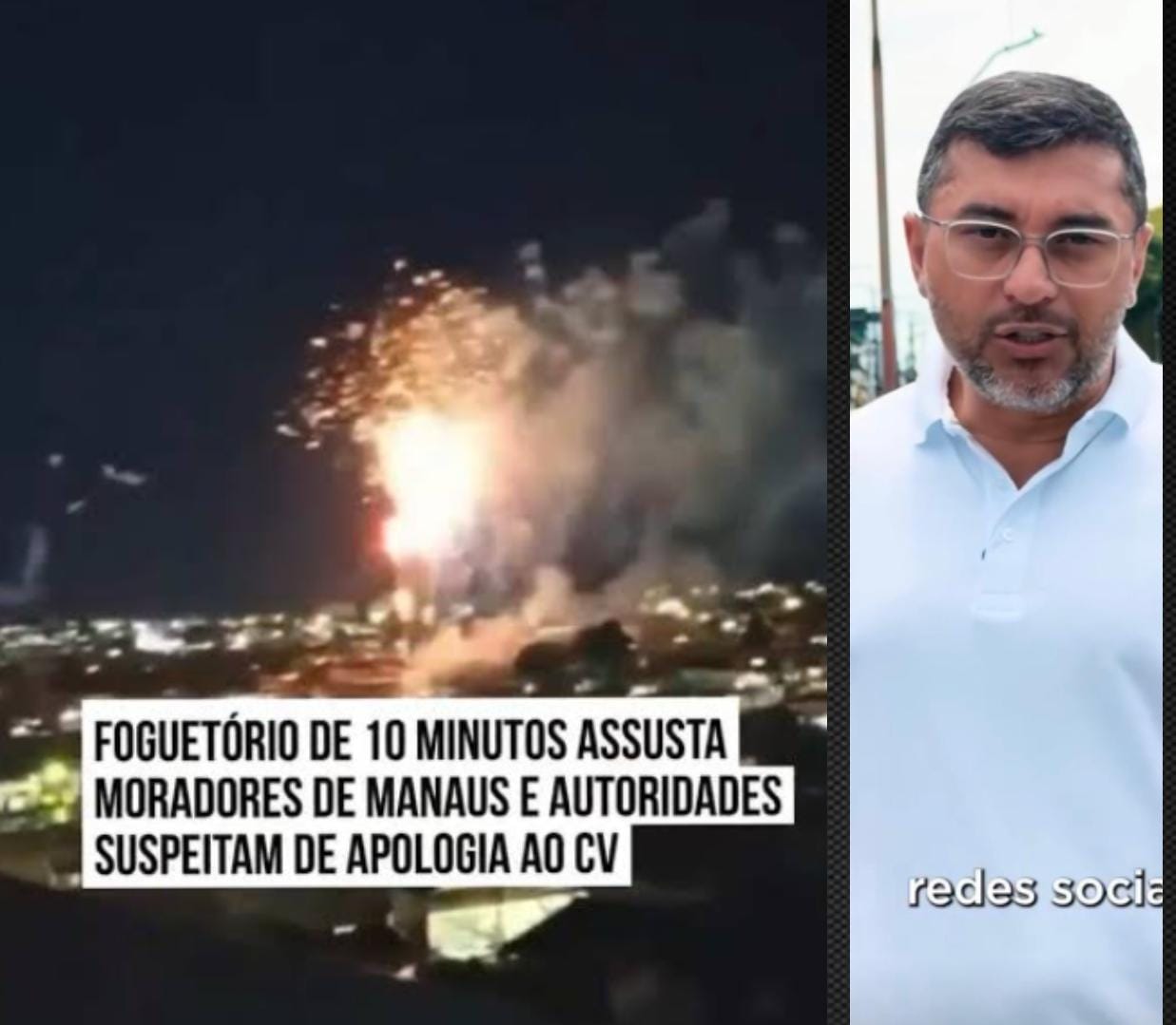 Facções criminosas promoveram foguetórios constantes durante governo Wilson Lima