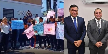 Alunos do interior manifestam por falta de merenda escolar da rede estadual