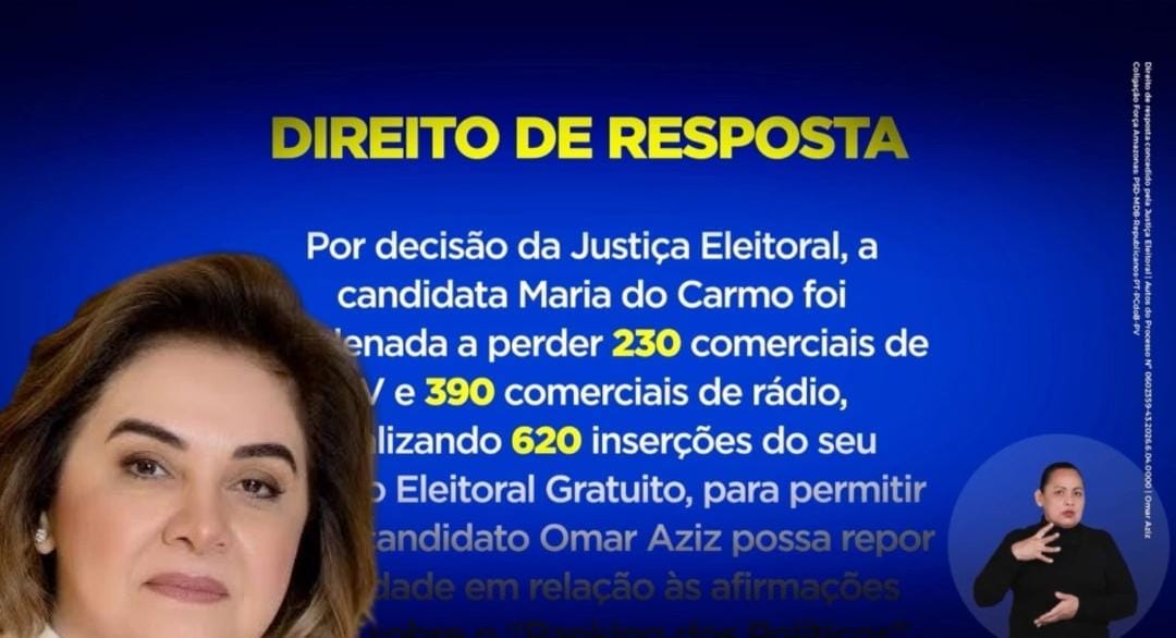 Justiça condena campanha de Maria do Carmo a ceder mais de 620 direitos de resposta após ataques e fake news